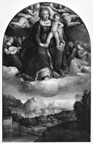 Madonna con il Bambino in gloria